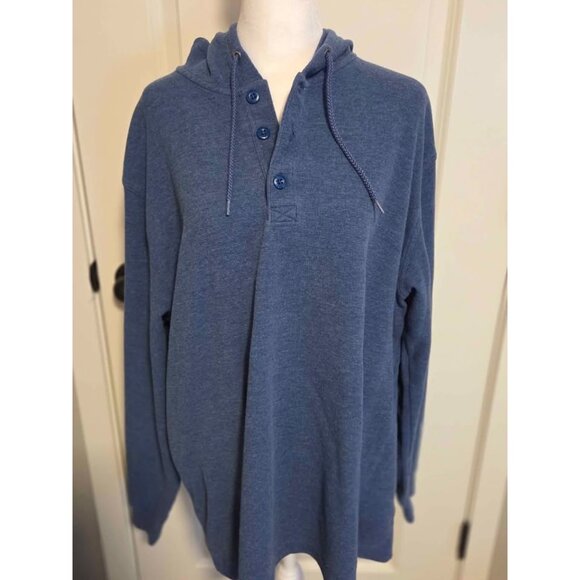 LL Bean mens pullover Henley sweatshirt XL - Picture 1 of 5
